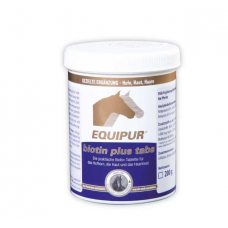 Equipur Biotin plus tabletes 200g (biotīns 5000mg uz kg)