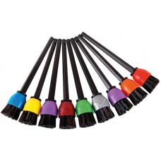 Hoof dressing brush with horsehair.