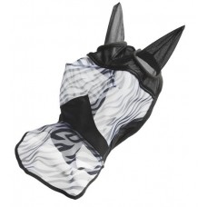 Fly mask with nose cover